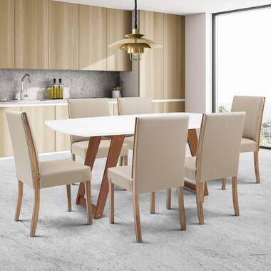 Gracie Oaks 7 Piece Dining Set